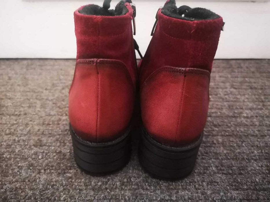 Зимни, италиански боти 36-ти номер от естествена кожа като нови