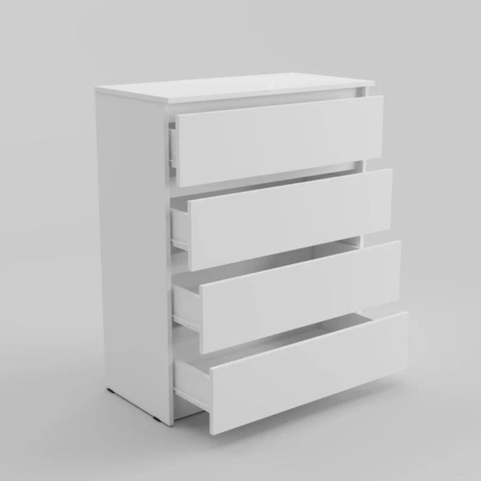 Комод , 80.40x40x99 см, белый