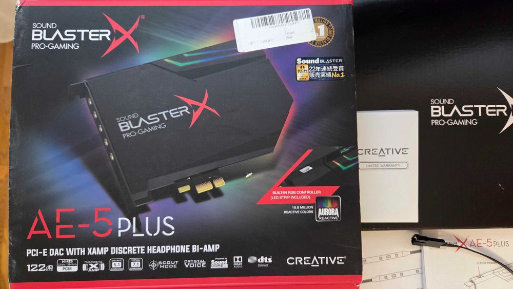 Placa de sunet Creative Sound BlasterX AE-5 Plus