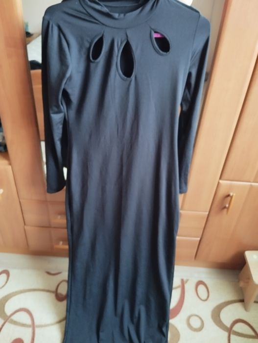 Дълга рокля М черна