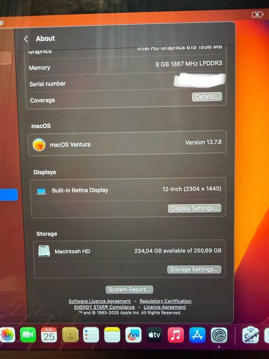 Apple MacBook Retina 12-inch 2017 / Gold