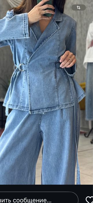 Костюм новый джинсовый