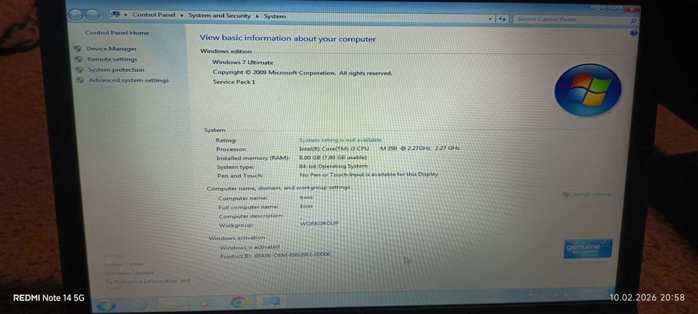 Laptop lifebook A series