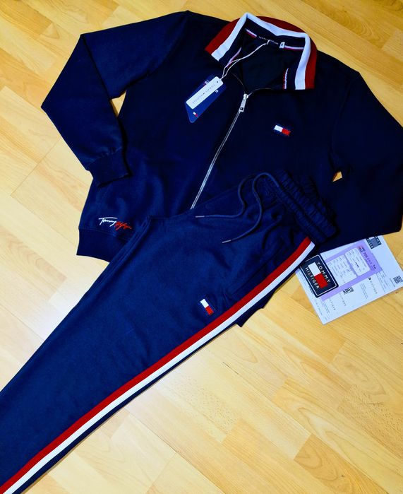 Trening bleumarin,bumbac,logo brodat,diverse marimi