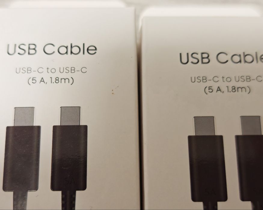 Cablu usb c to c Samsung de 1m 3A / 1m 5A, lung de 1.8m 5A bulk/Retail
