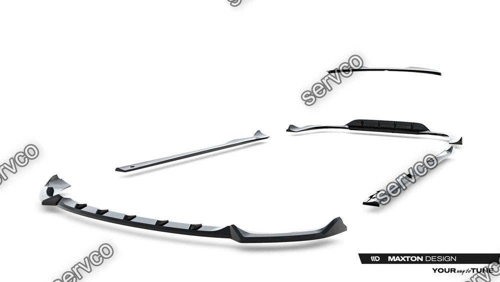 Pachet Set Splitter Exterior Lip Prelungiri Body kit tuning Mercedes E Class W214 AMG-Line 2023- v3 - Maxton Design