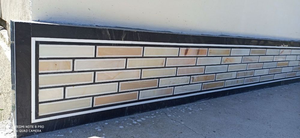 Укладка кафель известняк