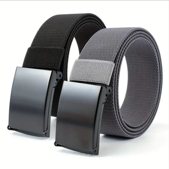 Мъжки плетен колан с автоматична катарама /Универсални за работа,спорт