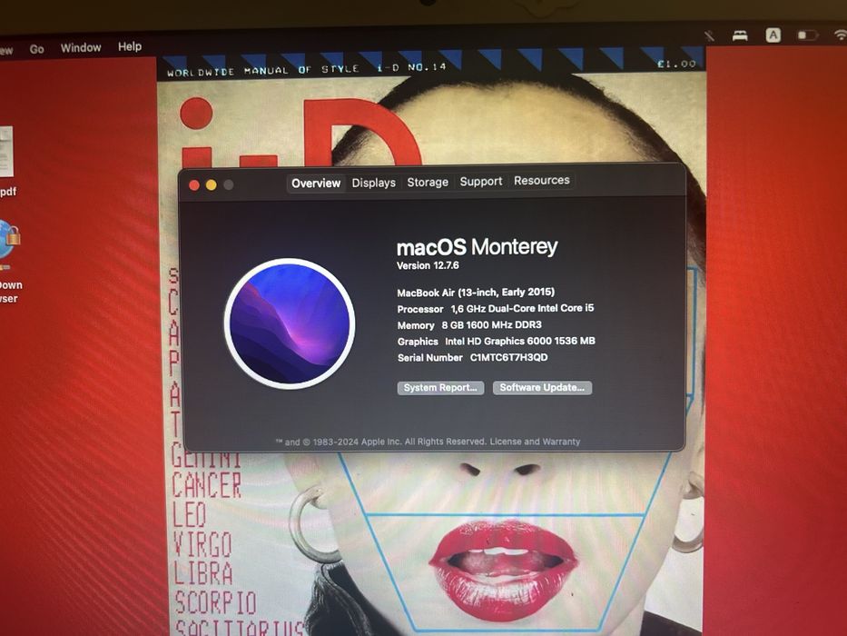 MacBook Air 13” Early 2015