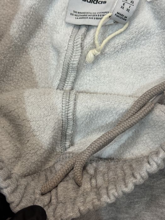 Pantaloni Adidas lungi gri unisex din bumbac gros – mărimea XL