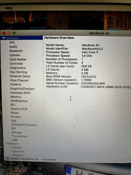Apple "MacBook air" (Mid 2011/13,3 inch)