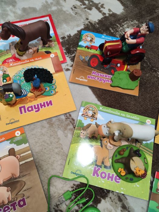 Животните на село книжка с фигурка и КОЛОНКА