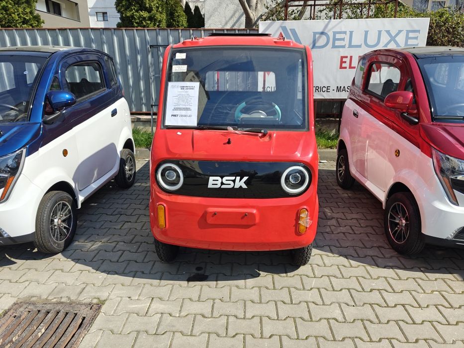 Nou ! 2026, Fara Permis ! Camioneta electrica, motor 1500w, model BSK Lavorino, acumulator 58AH, viteza maxima 25km/h