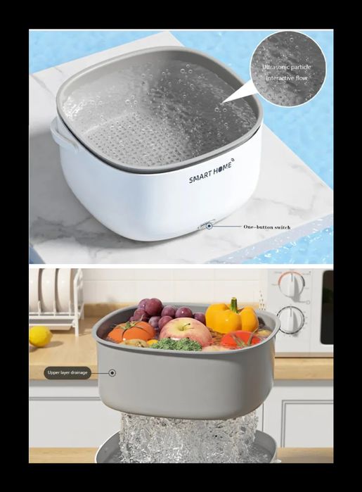 Ультразвуковая  мойка фруктов , овощей, и др.