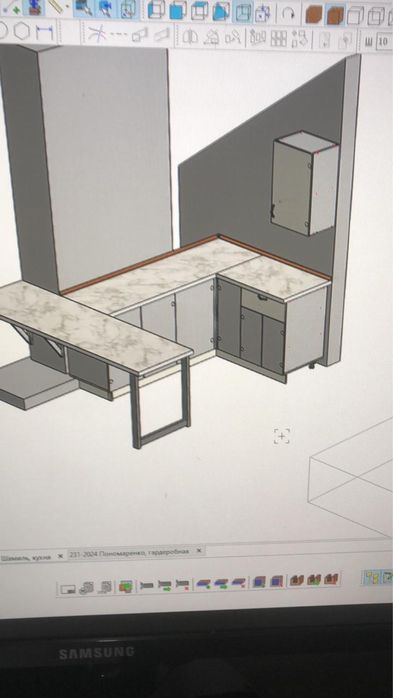 Кухня - барный островок - новый