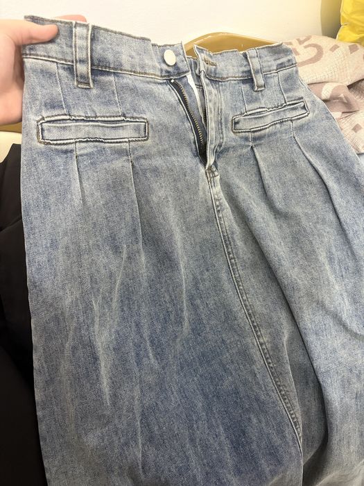 джинсовая юбка...