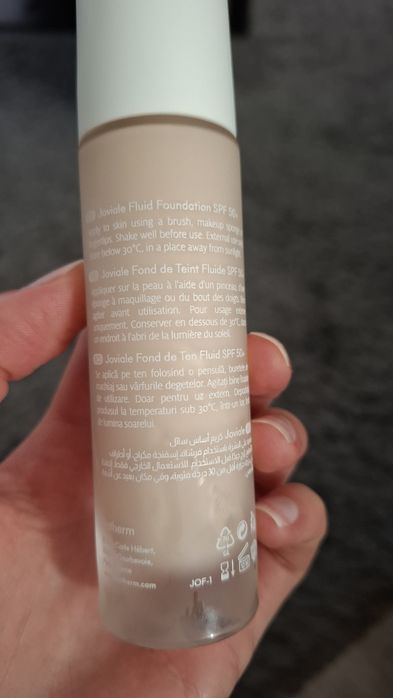 Vand fond de ten Ivatherm Joviale spf 50 nuanta 01 Milk