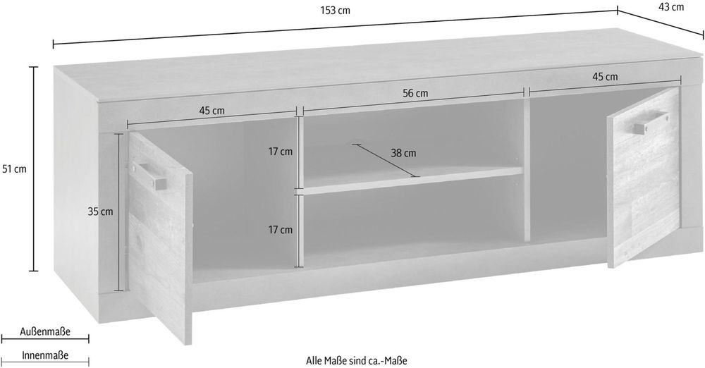 Comoda TV Brooklin , 153 cm