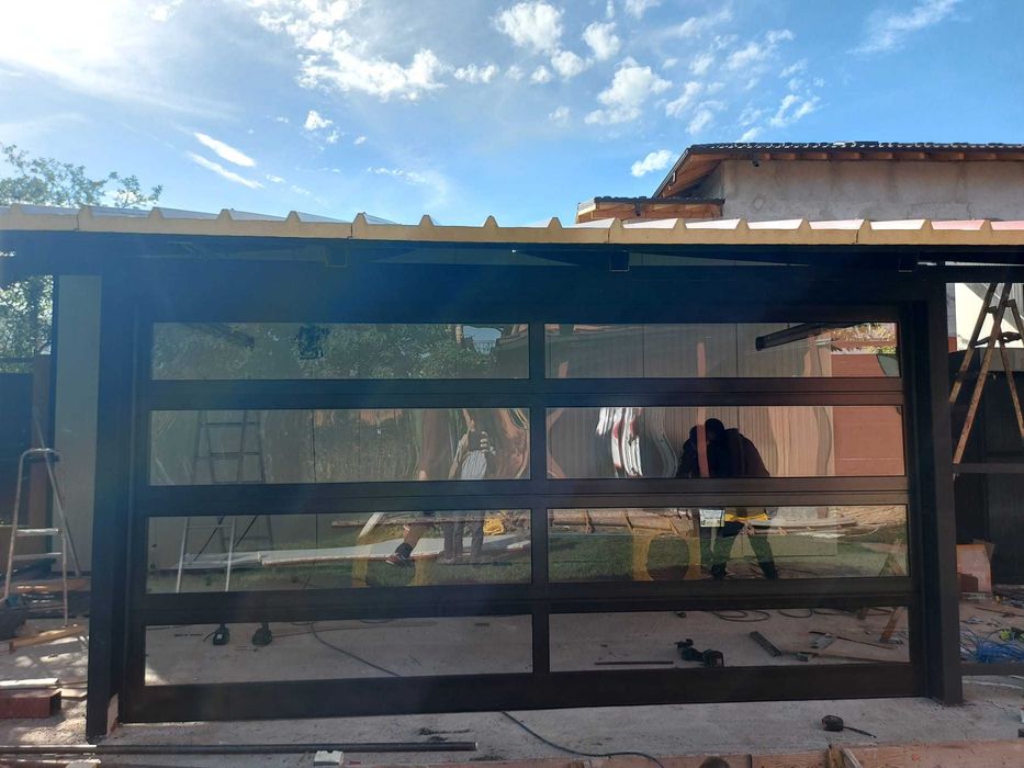 Panou/Panel vitrat din aluminiu in Usi de garaj sectionale industriale