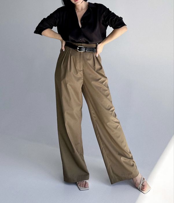 Брюки офисные сток серые, синие, черные, бежевые , коричневые