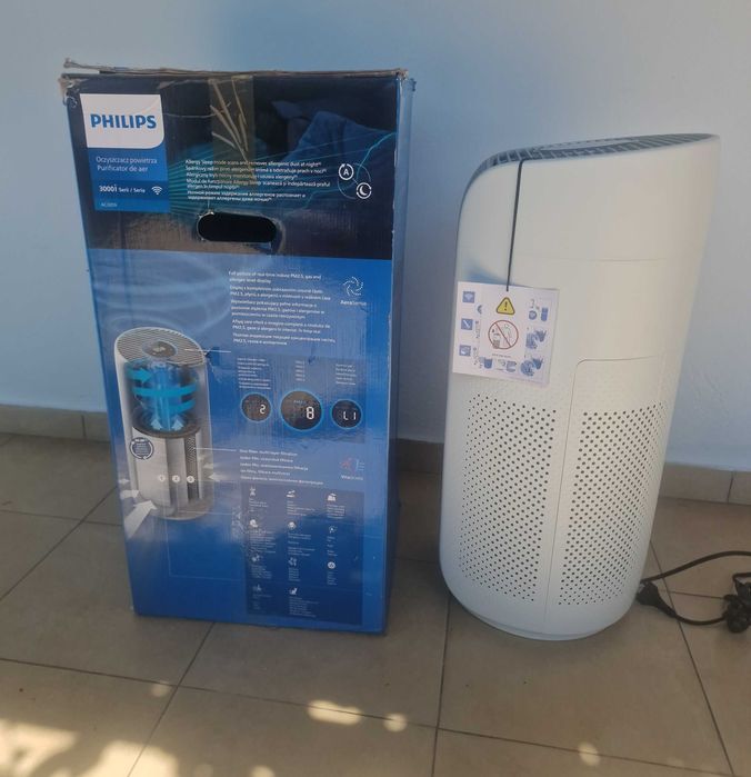 Purificator de aer pentru camere XL Philips AC3059/51, seria 3000i, HEPA,wifi, control vocal