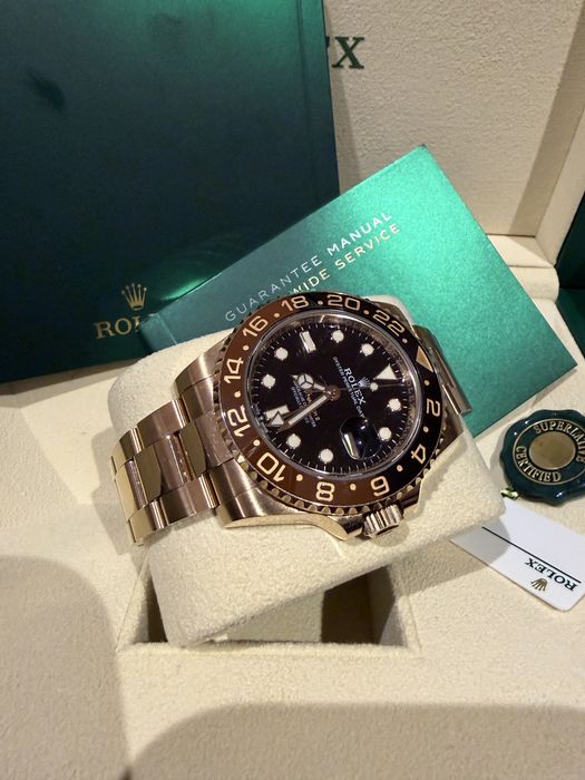 Rolex GMT - Master II Rootbeear Rose Gold