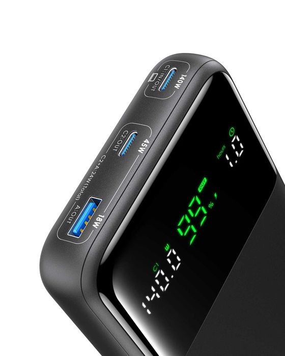 Baterie Externa GIFT Edition INIU Cougar P64-E1 140W Fast Charging Power Bank 25000mAh + Cablu USB-C 240W + Cablu USB-C 100W