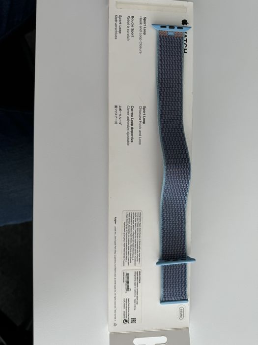 Apple Watch Оригинална каишка 44 мм. Cerulean Sport Loop