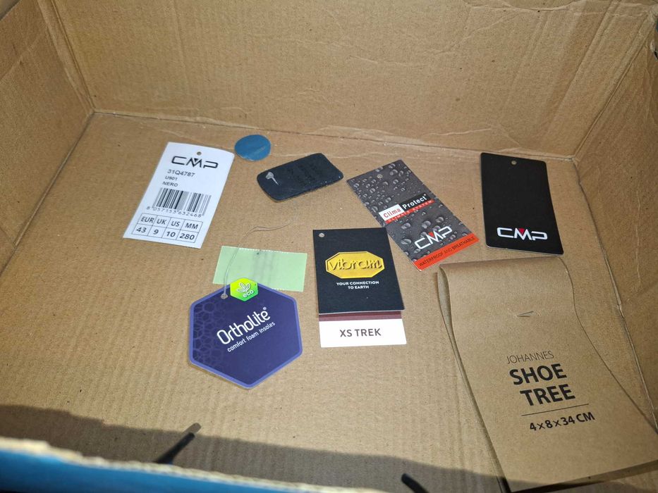 Мъжки планински обувки, водоустойчиви и дишащи, СМР - Италия