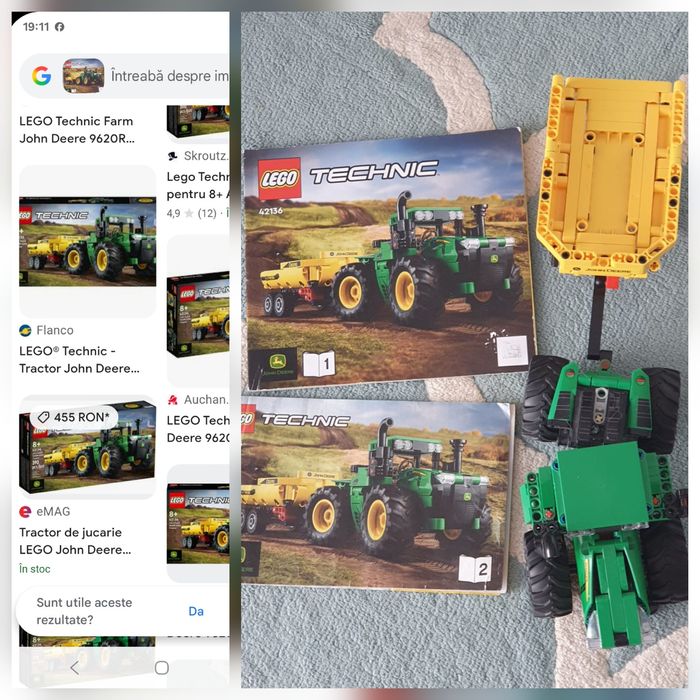 Lego ninjago  71745 technic tractor 42136