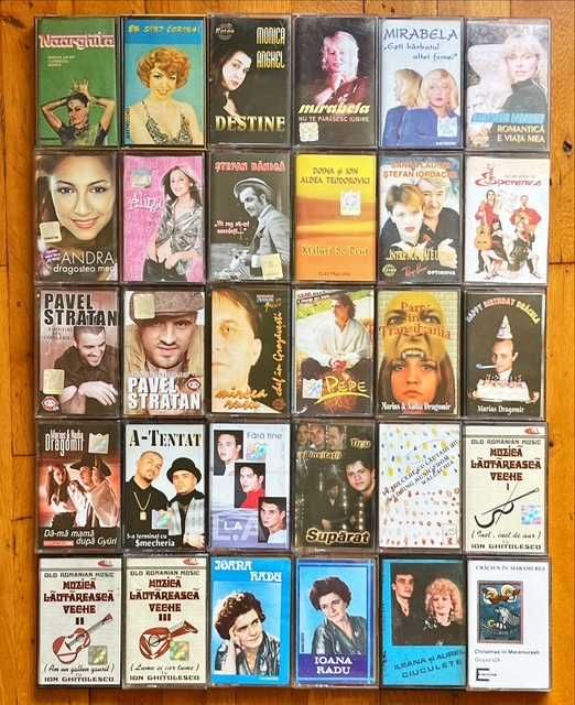 Lot casete RO: Gashka Vama Veche Talisman Andries T. Gheorghe N&D I. Radu..