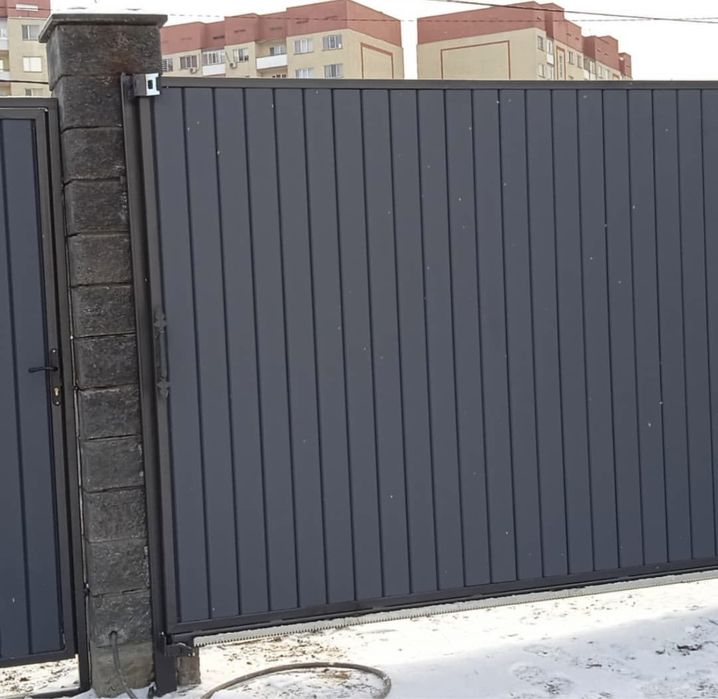 Откатные ворота под ключ