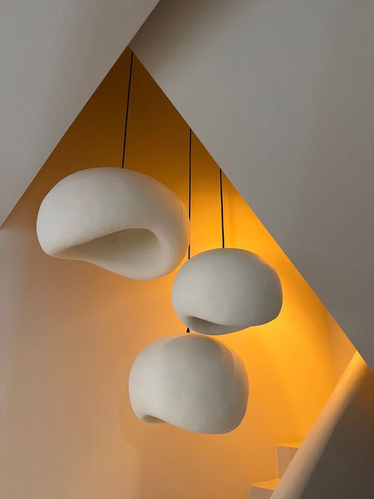 Lustra decorativa/Corp iluminat/Pendul - wabi sabi organic - japandi
