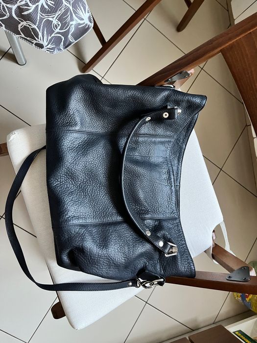 Geanta piele neagra