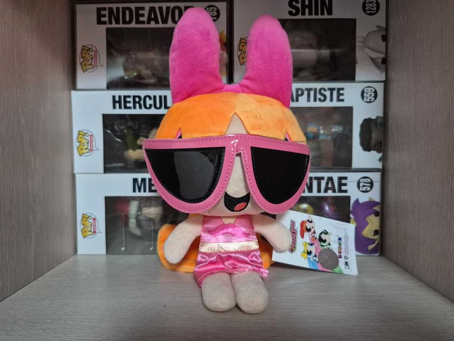 Jucarie Plus Animatie, Fetitele Powerpuff - Costum de baie Blossom