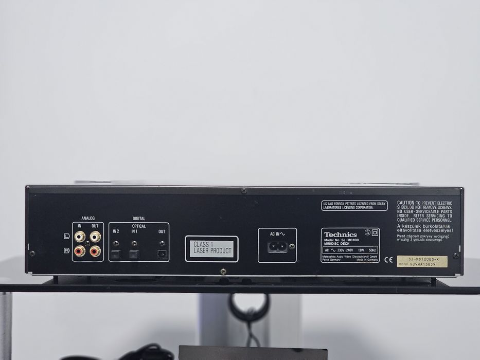 Minidisc Technics SJ-MD100