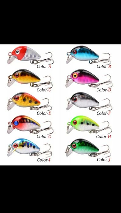 Воблери. Различни цветове.