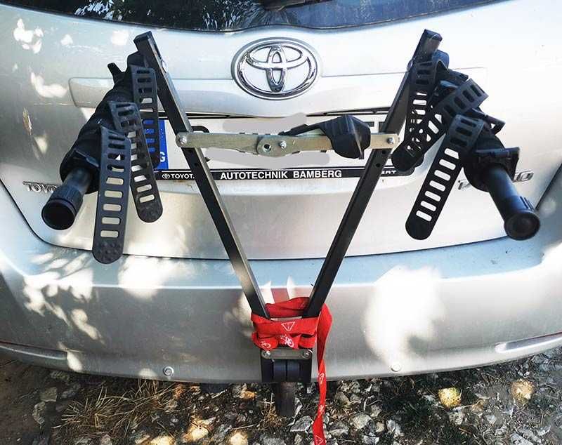 Велобагажник за 3 велосипеда за теглич за автомобил стойка