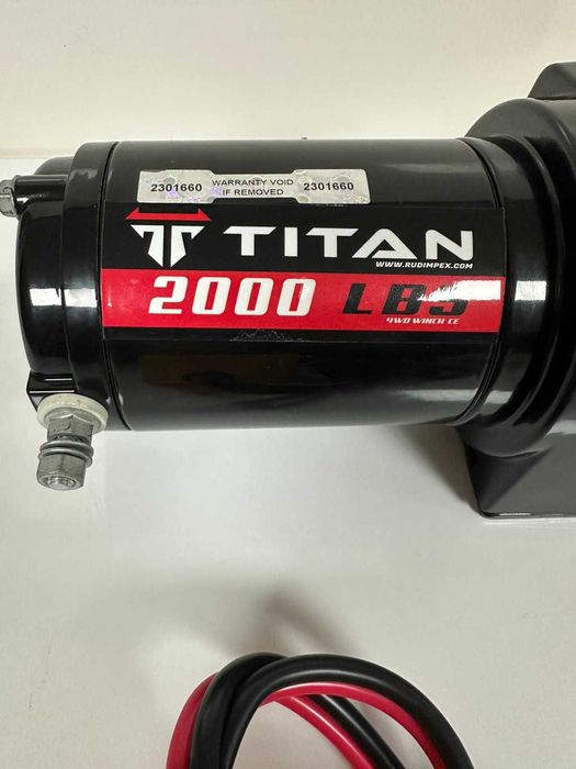 Лебедка 2000 lbs ,907 кг,12V,електрическа-дистанционно, въже 6 м/ 4 мм