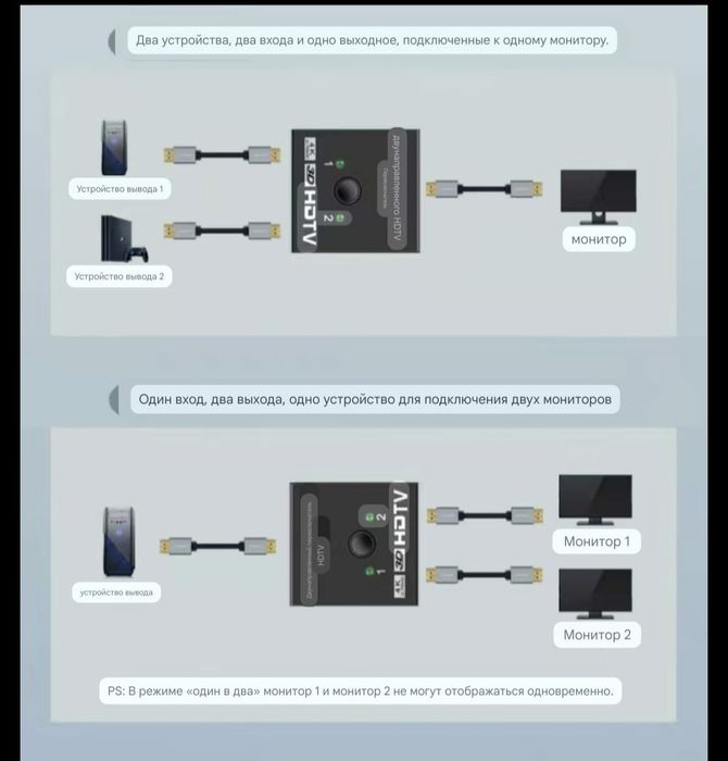 HDMI разветвитель переходник кабель USB