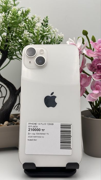 iphone 14plus 128gb/87% box айфон 14плюс 128/87%