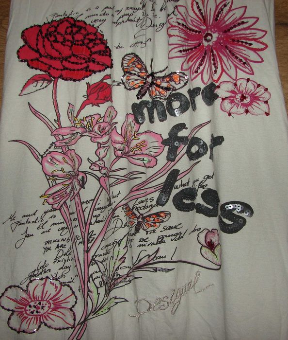 Bluza fara maneci DESIGUAL, Marimea L, Autentica/Originala