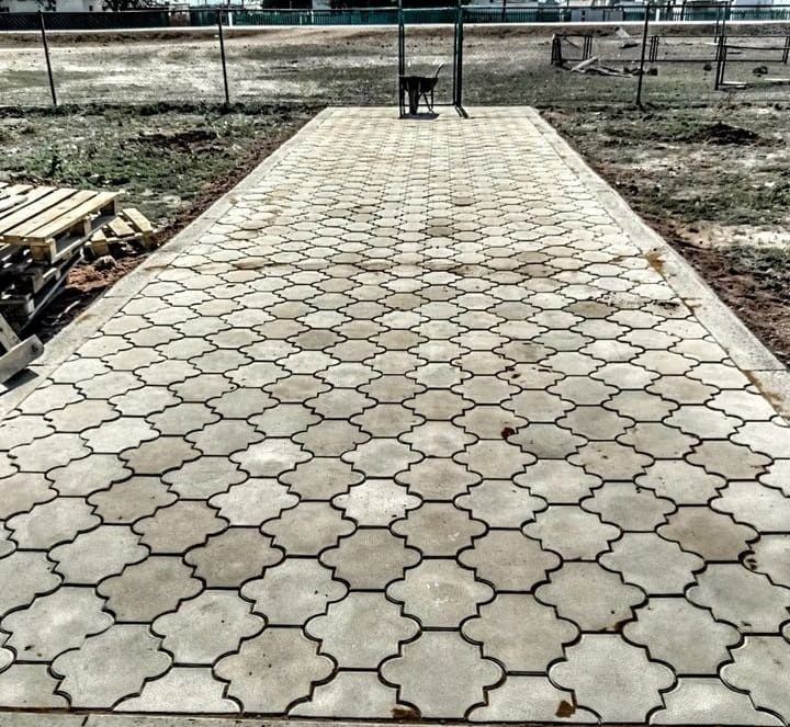 Укладка брусчатки