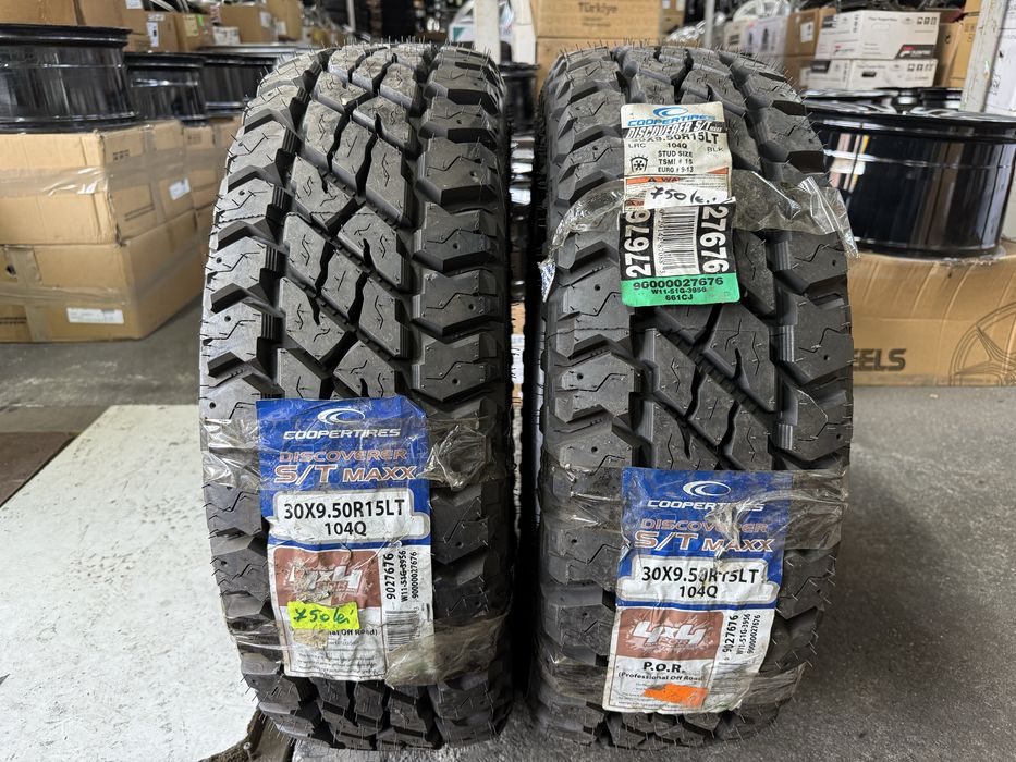 30 x 9.50 R15 LT COOPER Discoverer S/T M+S anvelope noi Off Road
