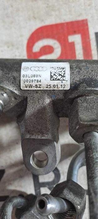 Rampa injectoare 2.0 TDI cod motor CFF / CFG cod produs: 03L089N