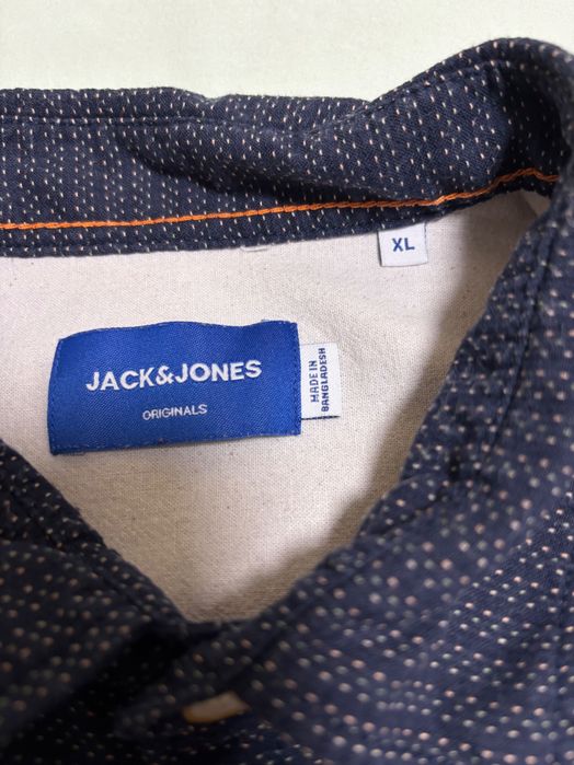 Мъжка памучна риза Jack & Jones - Размер XL