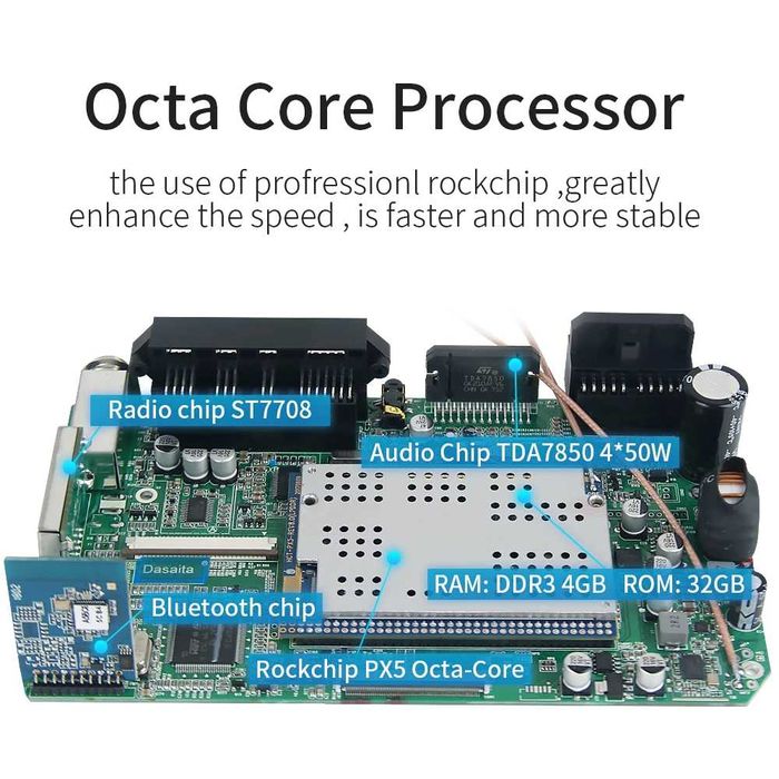 DASAITA 10.2" Android Car radio navigation head unit Mitsubishi ASX