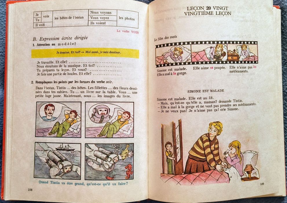 Le Francais par des Images (carte+ 3 casete audio Electrecord)