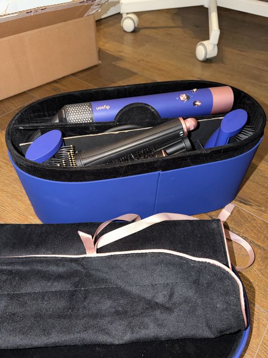 dyson airwrap complete long vinca blue