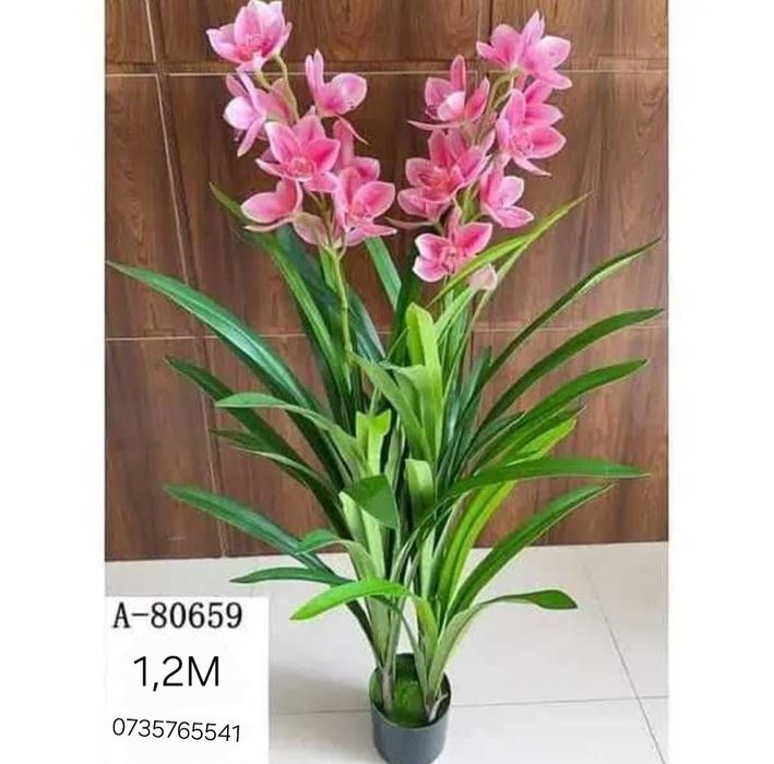 Planta artificiala cu flori in ghiveci,magnolie 120 CM cires japonez 180 CM